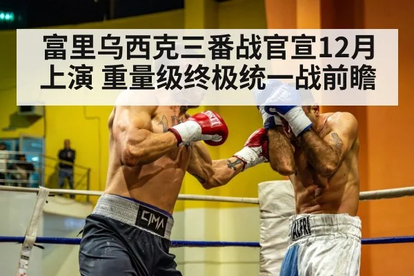 富里乌西克三番战官宣12月上演 重量级终极统一战前瞻 | AGGaming